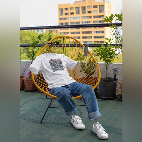 Cheech & Chong Zombies Dead Men’s Black Tee NWT - Picture 5 of 5